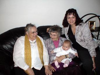 03.12.2006 - Her er mor, mormor og oldemor.